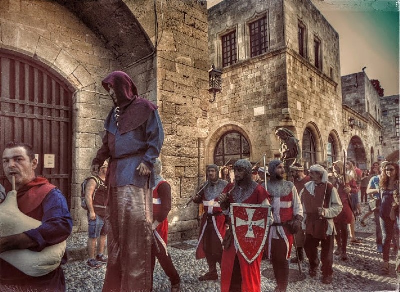 THE MEDIEVAL ROSE FESTIVAL IN RHODES